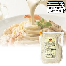 에이치에이유통 쉐프원 크림 파스타 소스 2kg 양식 크림소스 까르보나라 스파게티 청정원, 2개