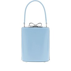 셀프포트레이트 라인스톤 보우 토트 백