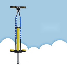 어린이 장난감 인형 점프 볼 더블 바운싱 스카이콩콩, 청색 직진 쌍봉 강화 80kg이내, 점프폴, 1개