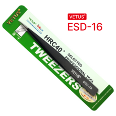 VETUS 일자형 핀셋 ESD-16, 1개