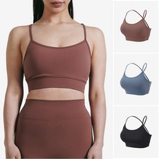 [콘치웨어] X스트랩 브라탑 3colors 필라테스 요가