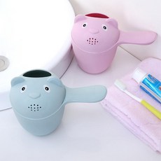 유아용 목욕 물바가지 샤워바가지 대야 (핑크), 핑크, 1개