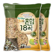 현대농산 균형 혼합 18곡 잡곡, 2개, 2kg