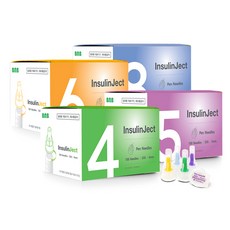 인슐린젯 펜니들 일회용 국산 멸균 인슐린 주사바늘 4mm/5mm/6mm/8mm 100개 + 사은품 증정, 4mm/32G[1박스-100개]