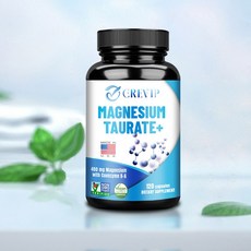 GREVIP 鎂含量400毫克牛磺酸鎂複方膠囊 (含輔酶B-6) 120顆, 120組