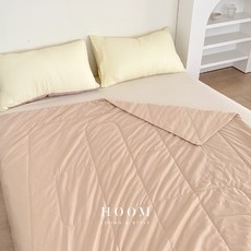 禾慕生活 HOOM LIVING & STYLE 涼感冰絲涼被 柔軟滑順輕巧 透氣舒適夏被 多尺寸, 法式奶茶｜純色150*200