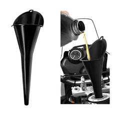 DXNQ PCS 액세서리 목을 주유용 블랙 플라스틱 범용 자동차 엔진 다기능 오일 가진 깔때기, Black,1 PCS