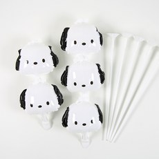 캐릭터 미니풍선 5P, 5개, 산리오 포차코