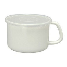 Noda Horo 野田琺瑯 白色圓形手柄餐盒 大號, 1個