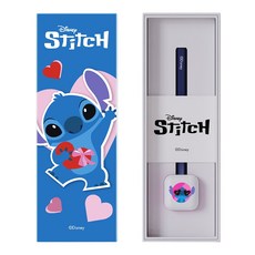 깎지 않는 연필 자이 탄소펜 디즈니 시리즈 무한연필, <스티치> 블루, 1개