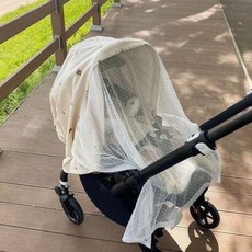 유모차 모기장 아기자기한 햇빛가리개 디자인, 1개, 올리브꽃