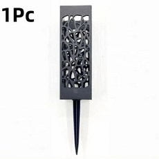 기념 묘지 꽃꽂이 꽃병 야외용 방수 꽃꽂이대 인조 꽃 전시용, 1. 1Pc Black