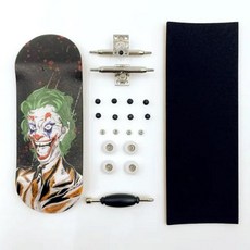 핑거보드 전문 나무 데크 지판 싱글 액슬 CNC 미니 핑거 34mm, 2) Clown, 2) Clown