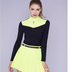 臺灣出貨 歐巡賽高爾夫女裝顯瘦短裙高腰運動彈力防走光百褶裙