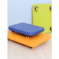 스쿠터 보드놀이 밸런스 발광바퀴 바퀴썰매 감각 바닥 전정, I_40x55 딥 블루 가죽 대형