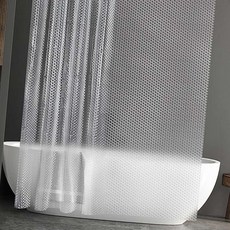 원룸샤워커튼 화장실커튼 방수 샤워 욕실 화장실 샤워실 곰팡이 욕실분리 인테리어 욕조, 180x180, 본상품