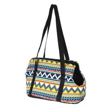 플린트 작은 개를위한 패션 개 가방 고양이 야외 여행 어깨 토트 백 치와와 Yorkies 배낭 애완 동물 용품, S 40 x 18 x 20 cm, Stripe