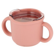 에디슨 국산 프리미엄 실리콘 트레이닝 컵, 핑크, 1개, 150ml