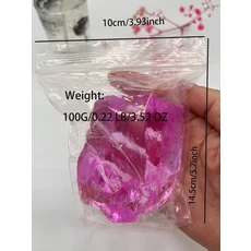 DIY 투명 크리스탈 향 캔들 원재료 수제 젤 왁스 용품 다채로운 젤리 왁스 가방 100g, 03 Pink 100g