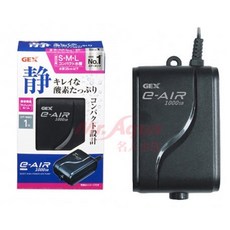 帥哥水族【日本GEX】【低功率打氣機】小缸適用 打氣幫浦 打氣機 空氣馬達 增加溶氧量 空氣幫浦 五味打氣機 五味, 1個, 1000S（單孔）