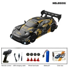 1 24 RC 드리프트 차량 머스탱 4WD 자동차 원격 제어 기능이 있는 경주용 자동차 선물 경쟁 경주용 어린이 장난감, 8606 B Color box, 장난감 등급