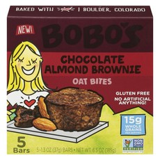 보보스오트바 Chocolate Almond Brownie Oat Bites 5개입, 1개, 185g