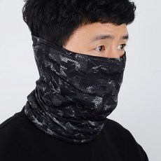 지원군몰 국산 가을 겨울 간절기용 멀티스카프 기모 목토시 기능성 넥워머, 페인팅-검정