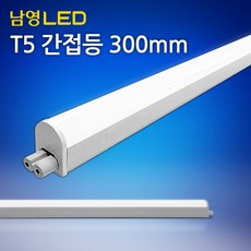 남영전구 LED T5조명 간접조명 2핀 300mm 5W (광효율 100lm/W) 플리커프리 무드등, 2개, 전구색