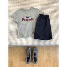 여성용 순면 반팔 티셔츠 여름용 정직각 디자인 레터 프린트 루즈핏 캐주얼 다용도 베이스 탑