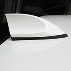 차량용 안테나 볼 교체 모링 레이 지붕 장식 샤크 안테나 자동차 외관 악세서리, 화이트