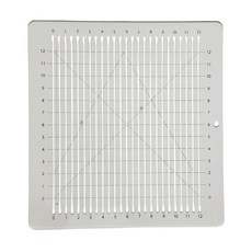 HONEYSEW 모양 컷 눈금자 퀼팅 - 퀼트 및 재봉용 30.5 x 30.5cm(12 12인치) 슬롯 눈금자 원단 정밀 절단용 스트립, HONEYSEW 모양 컷 눈금자 퀼팅 - 퀼트 및 재봉