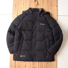 루미빈 겨울 남성 따뜻한 방한 방풍 후드 아웃도어 면자켓 경량 숏패딩