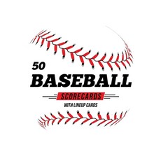 (영문도서) 50 Baseball Scorecards With Lineup Cards: 50 Scoring Sheets For Baseball and Softball Games Paperback, Independently Published, English, 9781686374869