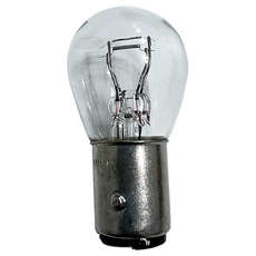 현대모비스부품몰 현기스토어 자동차 브레이크등 전구 더블 백색 12V 27/8W 테일 램프, 10개, 28mm