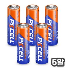PKCELL 건전지 23A 12V 5알 1팩 알카라인, 5개입, 1개