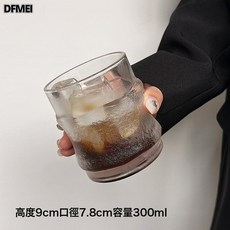 DFMEI 掛冰杯手感杯威士忌杯玻璃杯超級貼手酒杯啤酒杯, 1個