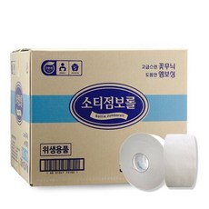 쏘티 꽃무늬 점보롤 300m(2겹)x16롤, 16개, 300m, 1개입