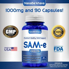 NasaBehava 에스 아데노실 메티오닌 SAM-e 1000mg 90정