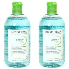 바이오더마 세비엄 H2O 클렌징 워터, 500ml, 2개