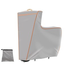 JOJOCY 좌석이 있는 전기 스쿠터용 커버 1680D 옥스포드 천 튼튼한 119.4 x 114.3 x 20.3cm(47 x 45 x 8인치) 반사 스트립 및 스트랩 포함, JOJOCY 좌석이 있는 전기 스쿠터용 커버, 1680