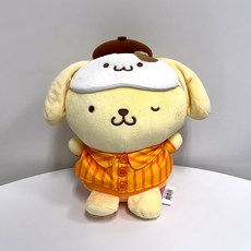 산리오 인형 정품 파자마 중형인형 (쇼핑백제공), 폼폼푸린, 1개, 25cm 폼폼푸린, 1개, 25cm