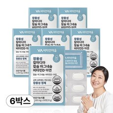 비타민마을 장용성 칼마디아 칼슘 마그네슘 비타민D 아연 33g, 30정, 6개