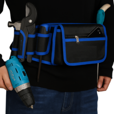 세모 휴대용 공구 벨트 가방 6구, 1개