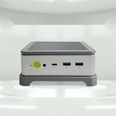 GMKtec GMK M6 K5 K6 K7 K8 K9 M5Pro 모드킷 쿨링 커스텀 개조 받침대, 수평 스탠드(ABS 실버)