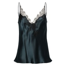 카린길슨 V넥 실크 캐미솔 탑