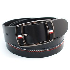 Nillson 中性皮革腰帶 French Touch Classic (NO.T096), 大號黑色