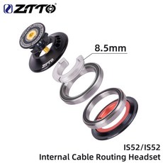 ZITTO 內走線車頭碗組 IS52 ZS56 6.5mm, N5252ST - 8.5 黑色, 1個