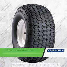 잔디 깎는 기계 타이어 제초기 과수원 충전식 전정기 핸드, Carlisle 22x9.5-10, 1개, 기본 색상