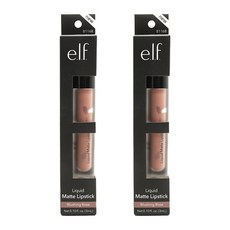 elf 리퀴드 매트 립스틱 3ml, Blushing Rose, 2개