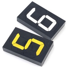 회전 번호판 소형 N4 흰색 36x56mm 숫자번호 넘버링, N4 - 흰색, N4 - 흰색